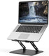 Gogoonike Adjustable Laptop Stand for Desk, Metal Foldable Laptop Riser Holder, Portable Desktop