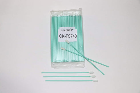 6.4'' Firearm Cleaning Swabs Kit, Long Handle Foam Swabs for Gun, Camera, Optical Lens, Automotive, Electronics CK-FS740