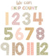 Teacher Created Resources Terrazzo Tones Jumbo Numbers Bulletin Board, Skip Counting/Multiples (TCR7203)