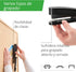 Novus B2 re+New Stapler, Black, 25 Sheet Capacity, 95% Recycled Plastic, German Engineered, 10 Yr. Warranty