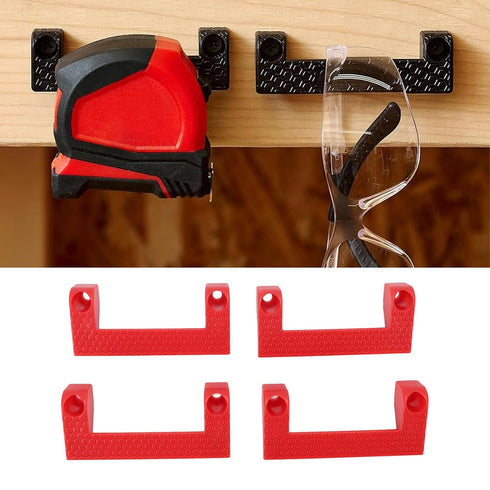 4 Pack Tape Measure Holder On Ladder, ABS Material, Easy Installation, Multifunctional Holder for Power Tools, Tool