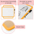 Mr. Pen Dry Erase Board, 14” x 11” with Black Marker, Orange Frame for Kids and Students