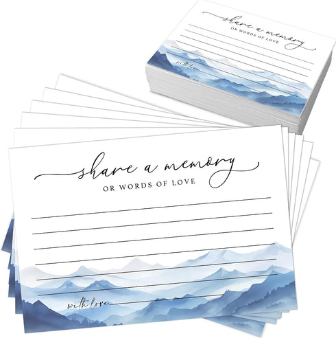 Share A Memory Cards for Celebration Of Life - Set of 50