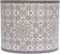 AHS Lighting Replacement Lampshades for Chandelier or Wall Sconce Miguel Ecru Circles Squares Shade
