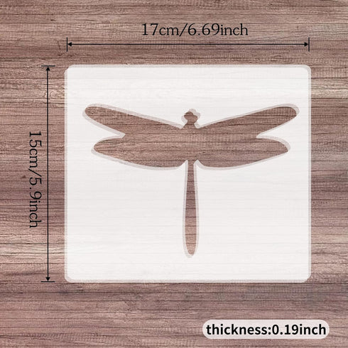 5mm Dragonfly Acrylic Router Templates, Woodworking Router Templates, Thick Router Inlay Template, Router Jig