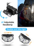 Lsnisni 9 LED Headlamp 2 Pack, 2000 Lumen Super Bright Head Lamp with 6 Modes, IPX5 Waterproof, Lightweight Head