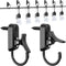 Lewufe 20 PCS Light Hanger Hooks, Stainless Steel Outdoor String Lights Hooks