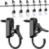 Lewufe 20 PCS Light Hanger Hooks, Stainless Steel Outdoor String Lights Hooks
