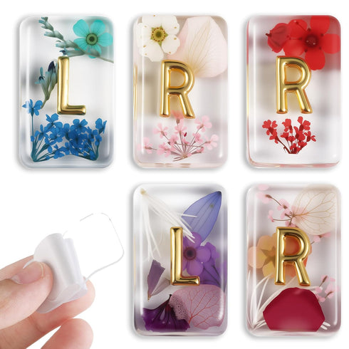 Jetec 6 Piece X-Ray Markers Flower Resin with Lead Letters L &