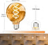 BOSITE G80 Vintage Edison Light Bulbs, 4W (40W Equivalent), Dimmable, 2700K Warm White, Amber Glass, 4 Pack