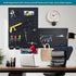 246PCS Pegboard Accessories Organizer Kit with Hooks, Bins, and Paper Towel Holder for Garage Storage
