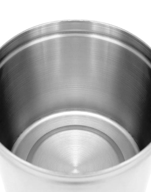 QWORK Stainless Steel Ointment Jar with Lid, 2 Pack Medical Container Jars for Storage of Medical Liquid, Lab Use