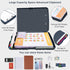 Storage Clipboard with Pen Holder for Office Supplies, Nursing Clipboards with Low Profile Clip, 8.5x11 Navy Blue