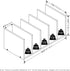 Furinno Hermite Desktop Bookshelf Storage Organizer for Home Office Supplies, Espresso