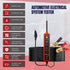 Power Circuit Probe Tester 6V-24V DC Test Light Automotive Short Circuit Finder 12V Auto Electrical Tester Kit 12 Volt Car Fuse Tester Tool Component Tester Polarity Identify Overload Protection