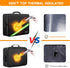 Noiposi Document Organizer, 5200? Heat Insulated Waterproof Fireproof Document Box with Lock, Home Safe for Legal Size