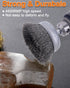 30 Pack 1/4-Inch 3 Rocaris Carbon Steel Wire Wheel Brush with Hex Shank, for Rust Removal, Corrosion and Scrub
