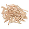 PATIKIL 1/4 Wooden Dowel Pins, 300 Pcs M6x40mm Hardwood Pegs for Crafts and Furniture Projects