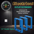 3-Pack 1/2" Double Gang Receptacle Outlet Box Extender, UL Listed Electrical Outlet Extender Made in U.S.A.