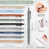 Tenceur 10 Set Inspirational Gifts - Bulk Aesthetic Spiral Notebook Journals with Sticky Note Notepad, Motivational Pen