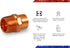 DDNA0200 Male Adapter Fitting with C X M Connections, 2, Copper