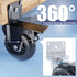 1600 LBSSet 4 Brake360 4inchs) Side Mount Plate Caster Wheels - Thickened L-Shaped Mounting Heavy Duty