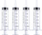 Frienda Large Plastic Syringe, 4 Pack Measuring Syringe Tools for Dispensing Multiple Uses (60 ml)