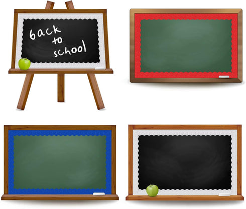 Whaline 196.9ft Patriotic Bulletin Board Borders, 3 Rolls Red Blue Silver Die-Cut Stripes for 4th of July Classroom