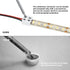 25 Pack 2 5v 12v 24v Lights(10mm,White) Flutesan Solderless LED Tape Light Connector Pin Terminal Block Screw Down LED