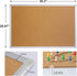 Board2by Cork Board Bulletin Board 20 x 30 Inches, Silver Aluminium Framed Large Notice Pin Board