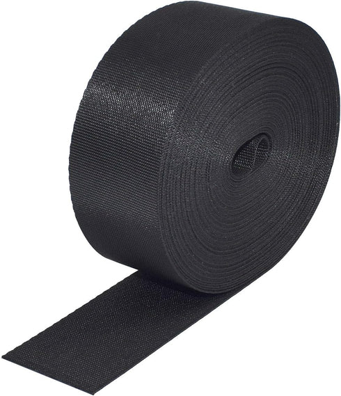 Flat Nylon Webbing 1 Roll 10 Yards, 2 Inch Wide Strap for DIY Luggage, Dog Leashes, Outdoor Activities