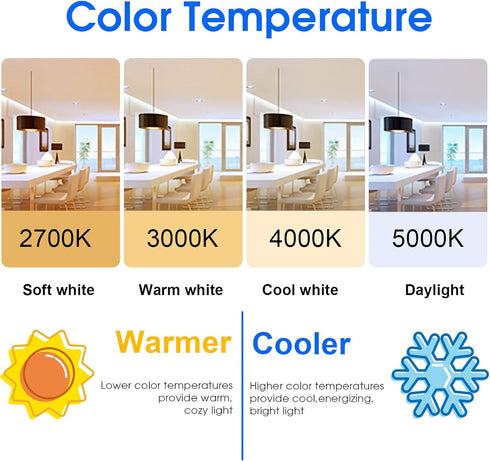 Energetic LED Light Bulbs, 6-Pack, 100 Watt Equivalent, Warm White 3000K, 1600lm, 13.5W Dimmable, UL Listed