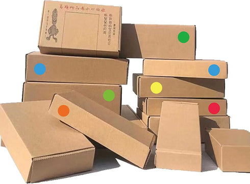 PARLAIM 1/2 Inch Round Color-Code Dot Stickers, 4000PCS 4 Roll Colorful Coding Labels for Home Office Classroom