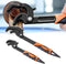 Adjustable Wrench Quick Multi-Function Spanner Power Grip Pipe Wrench Set, 2 Pack for 14-60mm Pipes