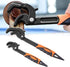 Adjustable Wrench Quick Multi-Function Spanner Power Grip Pipe Wrench Set, 2 Pack for 14-60mm Pipes