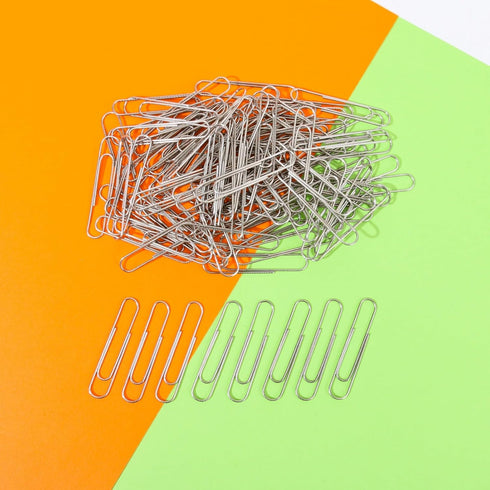 Paper Clips, 1000 Medium Paper Clips (10 Boxes of 100 Each), Standard Size 1.25IN Silver Paper Clips for Office School
