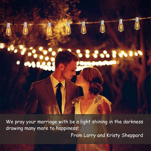 50FT Dimmable 27 Bulbs,Vintage DAMAING Outdoor String Lights Waterproof,LED Patio Lights with Bright Shatterproof Retro