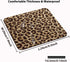 Retro Leopard Print Pattern Mouse Pad, Vintage Seamless Design for Office Accessories