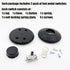2-Pack UL-Certified Foot Pedal Switch, Round Floor Lamp Inline Switch with Step-on Button, Easy DIY Installation