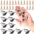 Deozu 10 Pcs Mini Caster Wheels for Small Appliances, 1/2 Inch Mini Wheels,