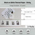 6 57 30mm,Compatible A6,Vretti TP6S Rolls Mini Thermal Printer Sticker Paper,Thermal Sticker Paper X with Most inkless