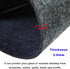 CHuangQi Gaming Mouse Pad, Felt Desk Mat for Laptop Keyboard, Non Slip, 3.0mm Felt Office Table Protector