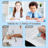 Fancy Pens for Women, 6 Pcs Blue Ballpoint Pens, 1.0mm Medium Point Black Ink for Note Taking