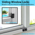 Locks,8 Pack ZRFCXE Window Sliding Window Locks with Key for Vertical & Horizontal Sliding Windows Doors,Easv