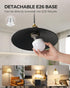 Rechargeable Light Bulbs with Remote Control, 2 Pack, Battery Operated, Timer, Dimmable Wireless Puck LED Bulb