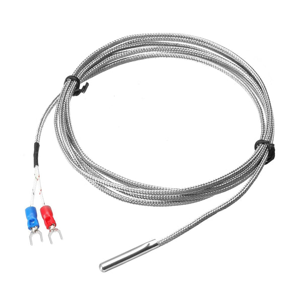 MECCANIXITY E Type Thermocouple Temperature Sensor Probe - 4x30mm, 6.6ft Wire, 0 to 600°C