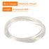 MECCANIXITY 3.0m/9.84ft PVC Covered Wire 2 Core Sheath Power Cord 18AWG for LED Lamp, Audio Cable, Speaker Line Clear