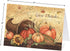Current Harvest Thanksgiving Greeting Cards Set, 6 Large 5 x 7-Inch Cards, Assortment of 3 Unique Designs