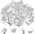 Aphumedc 50PCS Shelf Support Peg, 5mm Plastic Book Shelf Pins, Clear Replacement Shelves