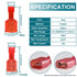 120PCS Spade Connectors Female and Male, 22-16 AWG Quick Disconnect Nylon Insulated Terminals for Electrical Connection